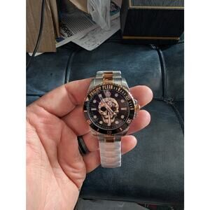 Philipp Plein Skull Diver Watch NWT Quartz